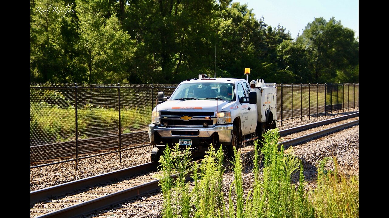 Commuter Rail, Hi-Rail Truck and Container Train - Staples Sub