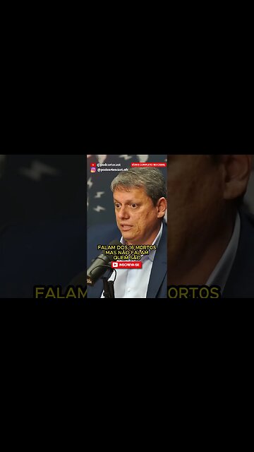 FALAM DOS 16 M0RT0S MAS NÃO FALAM QUEM SÃO #shots #tarcisiodefreitas #segurancapublica #policia