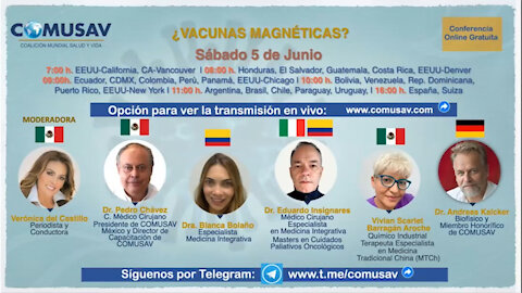 Conferencia Sabatina 5 Junio 2021 - Vacunas Magnéticas