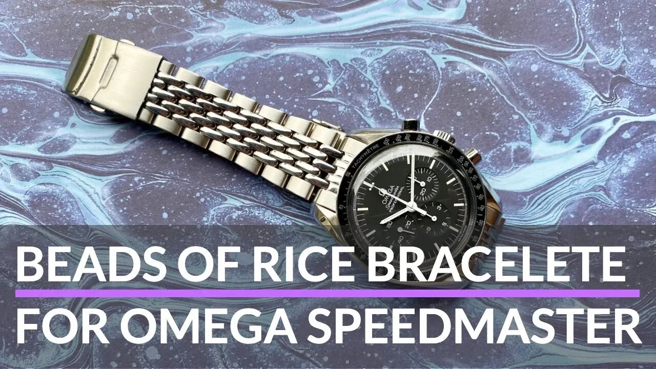 Omega Speedmaster Beads of Rice Aftermarket Bracelet by Uncle Seiko [REVIEW]