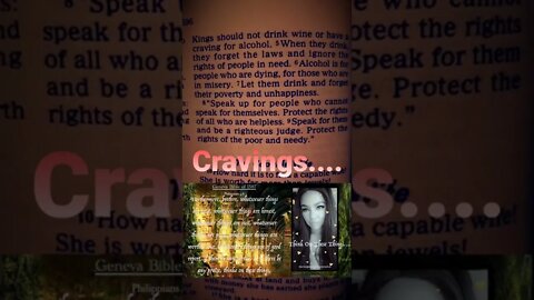 #cravings #thinkonthesethings #mariespeaksgodsgrace