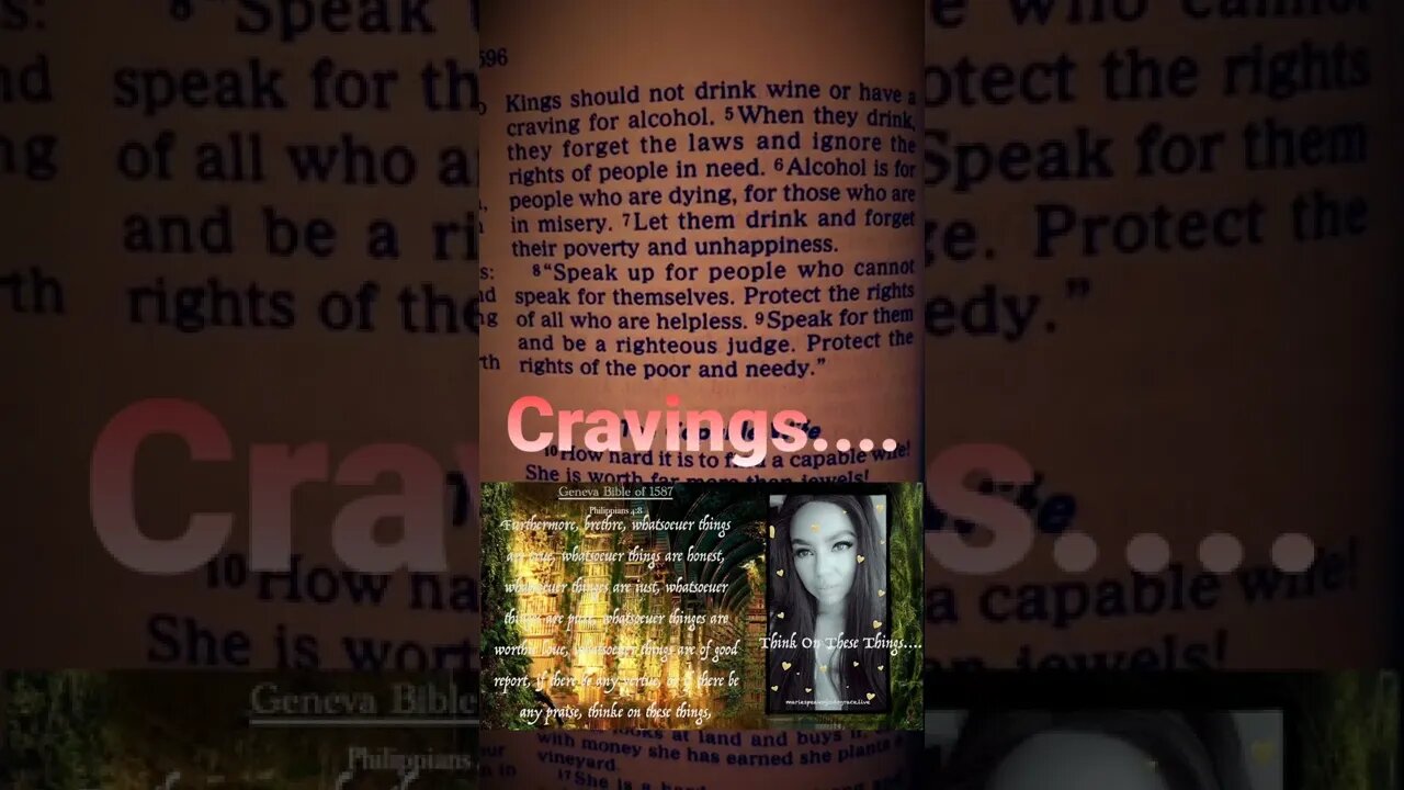 #cravings #thinkonthesethings #mariespeaksgodsgrace