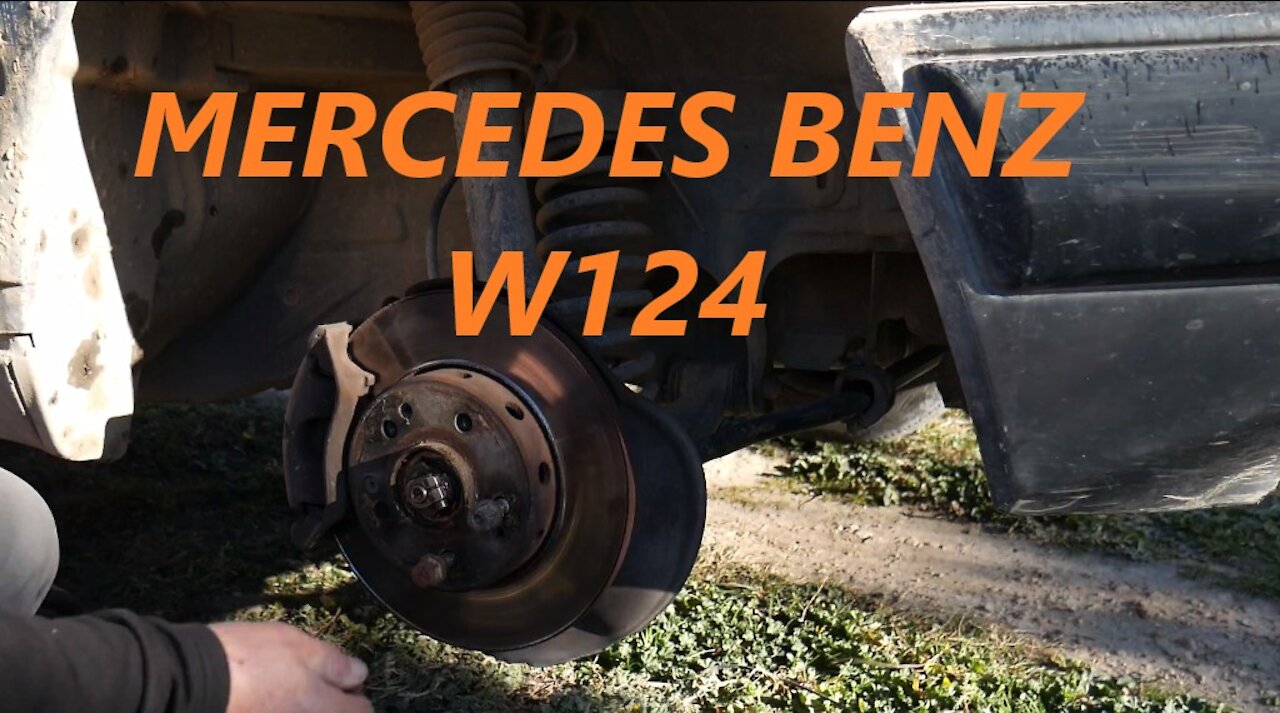 Mercedes Benz W124 - Front Loose Wheel Bearing Adjustment DIY tutorial