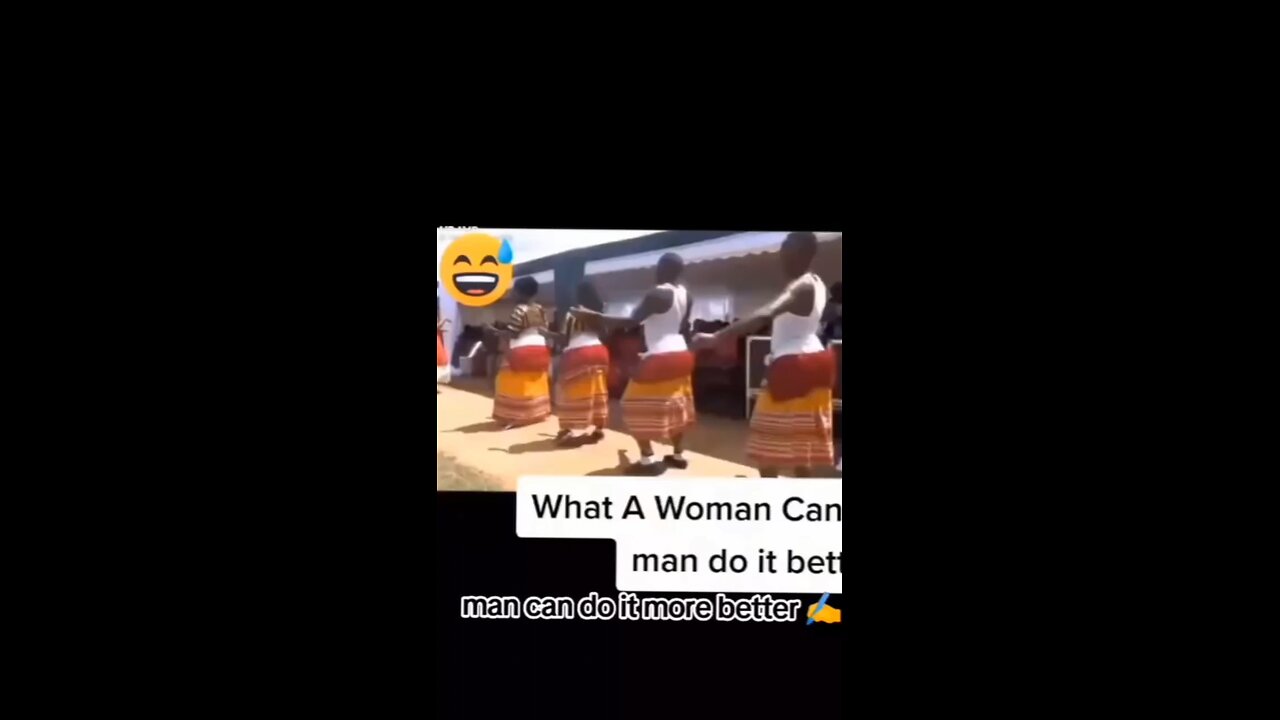 Funny video 😂 what a woman can do a man can do better 😂😂😅