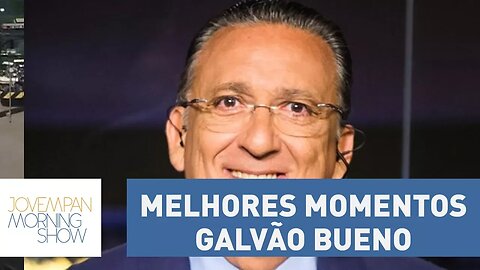 Após "gafe" no jogo PSG x Real Madrid, o Morning relembrou os melhores momentos de Galvão Bueno