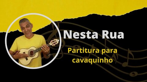 Nesta Rua - Partitura