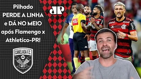 SURTOU! "POR%@! Como é que ESSA PESSOA FALA que..." Pilhado PERDE A LINHA após Flamengo x Athletico!