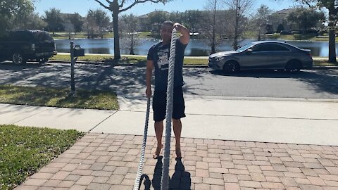 Exercise Technique #9 Rope: Alternate Long Wave