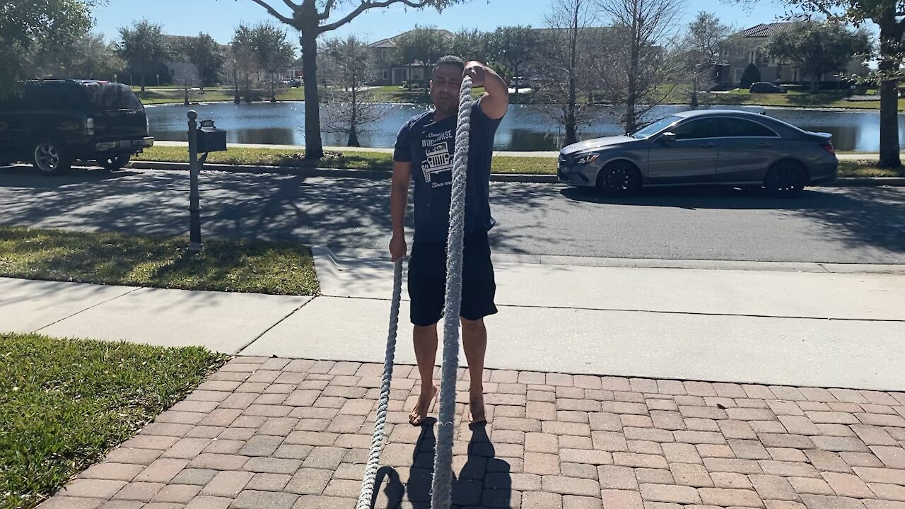 Exercise Technique #9 Rope: Alternate Long Wave