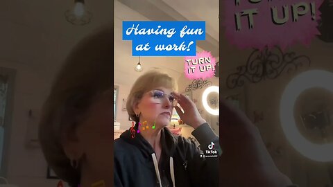 Having some fun time at work!