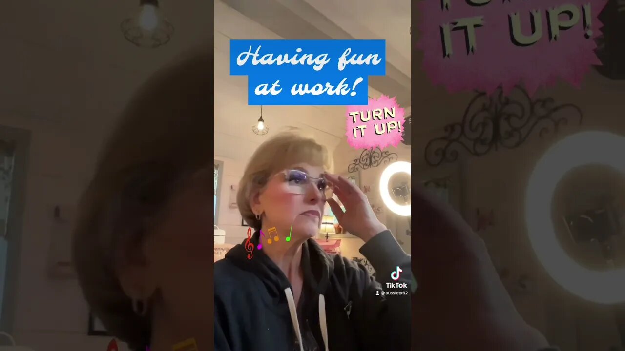 Having some fun time at work!