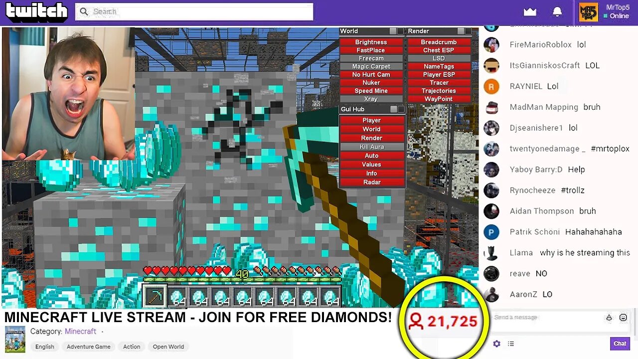 I Caught Him XRAY Hacking On His LIVESTREAM..