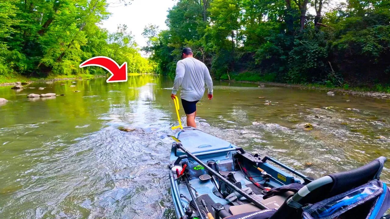 Finding INCREDIBLE Fishing Off the Beaten Path! (Creek Fishing)