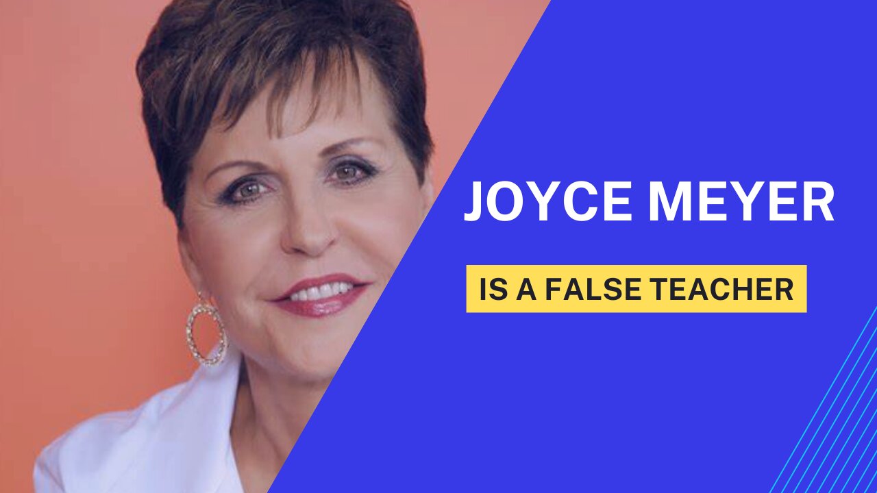 Joyce Meyer Exposed! | Why Do I Call Her A False Teacher?