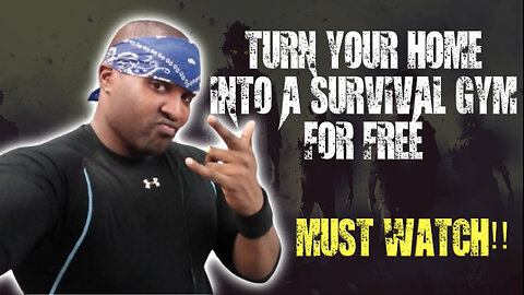 Prepare for the collapse of Society!! How to Turn Your Home into a Survival Gym for $0 #prepping