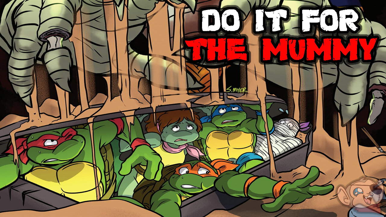 The Turtles and a Mummy Must Stop a Lizard-Man from Conquering the City