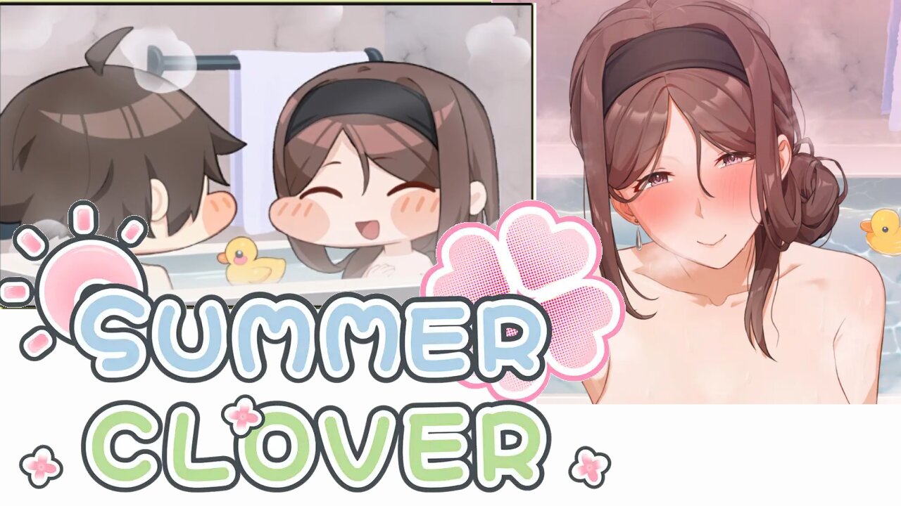 Bath time with Kasumi-Summer Clover - game -part 8