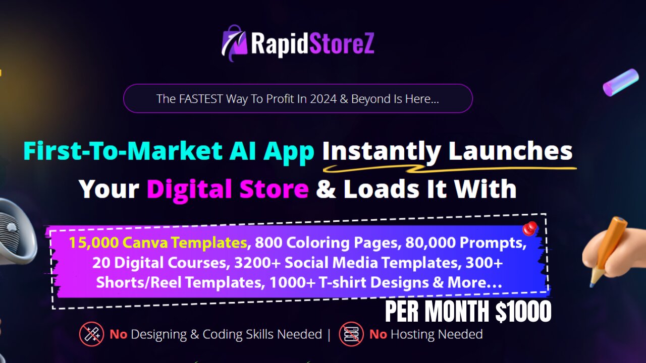 RapidStoreZ Review | how to online earning 2024