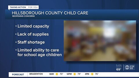 Hillsborough County leaders to discuss reopening more child care facilities on Thursday