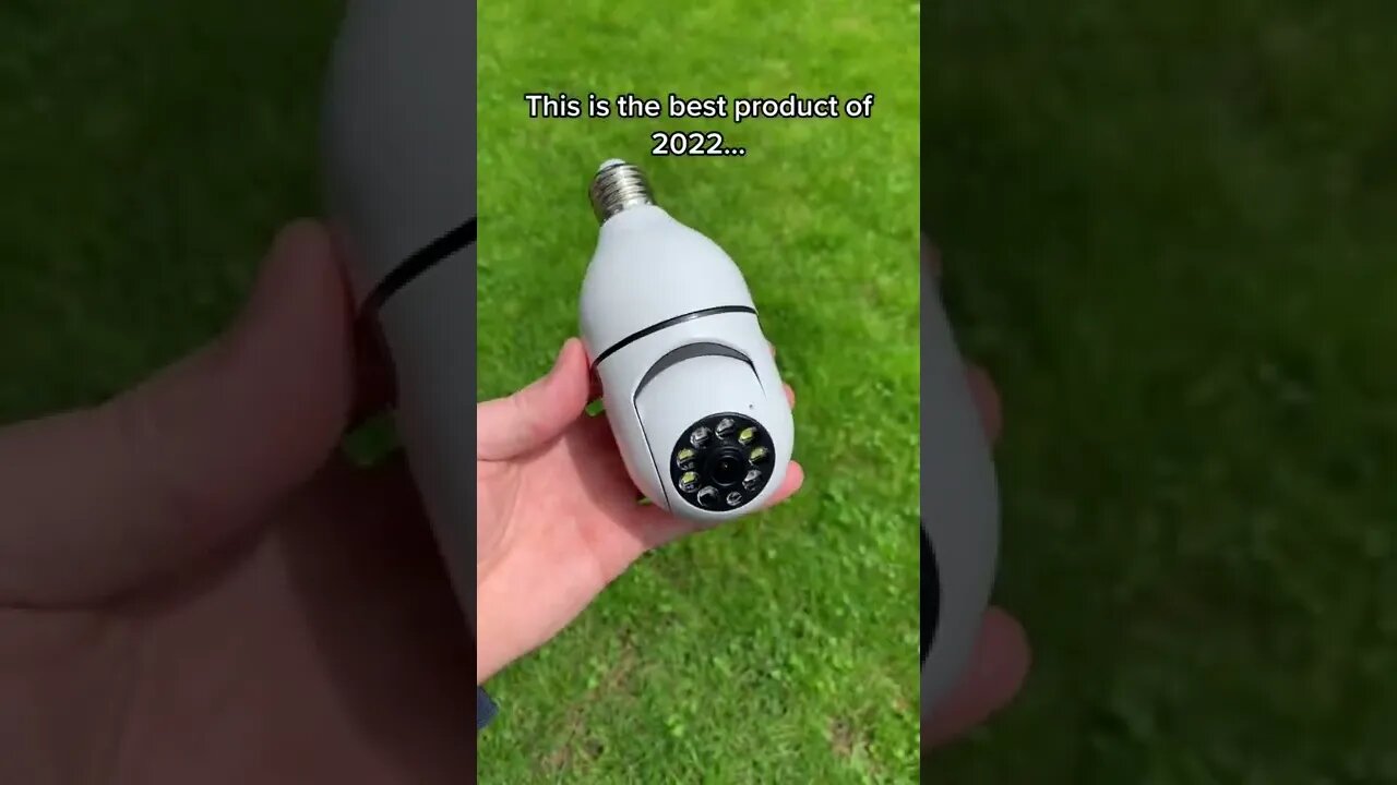 Security Light Bulb Camera #Shorts