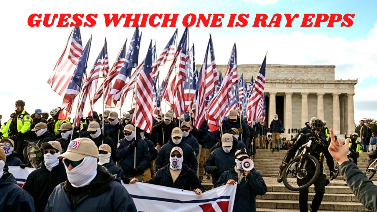 Laughably Fake "Patriot Front" March On Washington