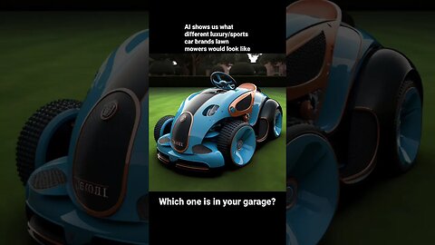 Ai Luxury Car Brand Lawn Mowers