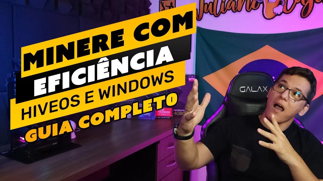 ⛏️💡 MINERE COM MAIS EFICIÊNCIA - GUIA COMPLETO DO OVERCLOCK DE EFICIÊNCIA - HIVEOS E WINDOWS