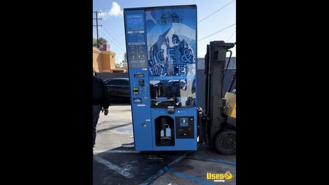 2023 Everest VX3 Ice Bagged Ice and Filtered Water Vending Machine For Sale in California!