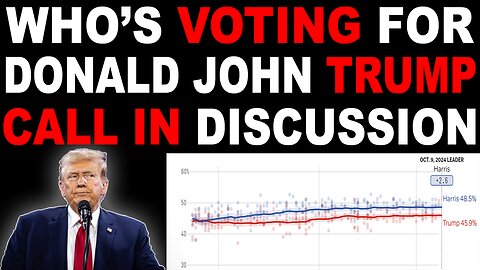 Who's Voting For Donald Trump? Call In Discussion
