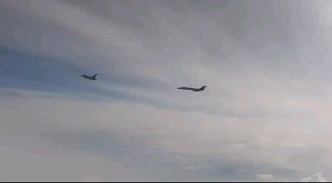 Video of recent interceptions by Royal Air Force Eurofighter Typhoon fighter jets based in Estonia