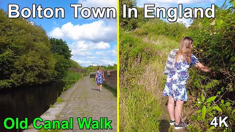 Old Canal Walk - Bolton Town In England 2023