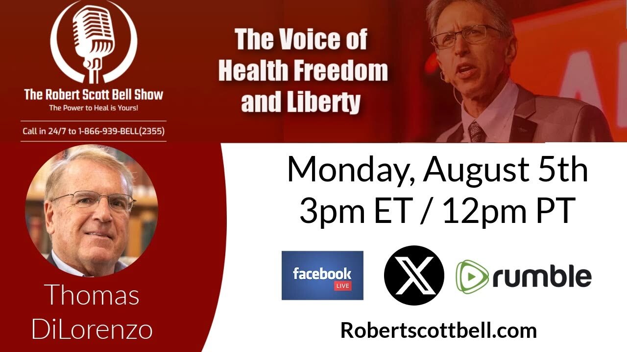 Youth cancer rates, Thomas DiLorenzo, The Mises Institute, 2012 RNC Ron Paul flashback, Long COVID Moonshot, Iris Versicolor - The RSB Show 8-5-24