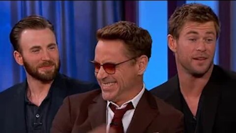 Avengers cast funny moments