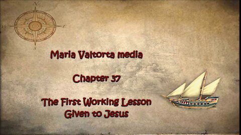 The First Working Lesson Given to Jesus