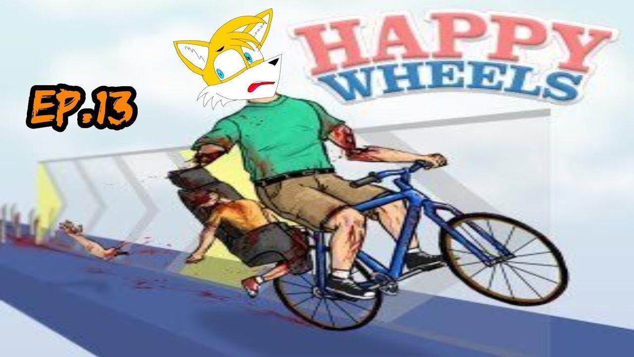 TailslyPlays Happy Wheels[Ep.13]Helicopter Rampage|Stoping the trank