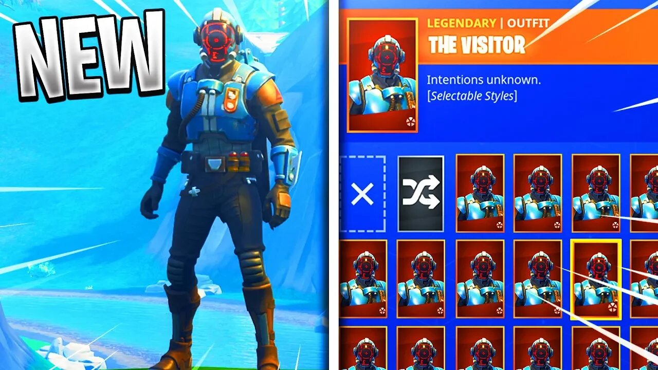 *NEW* HOW TO GET THE BLOCKBUSTER SKIN FOR *FREE* IN FORTNITE!! (THE VISITOR)