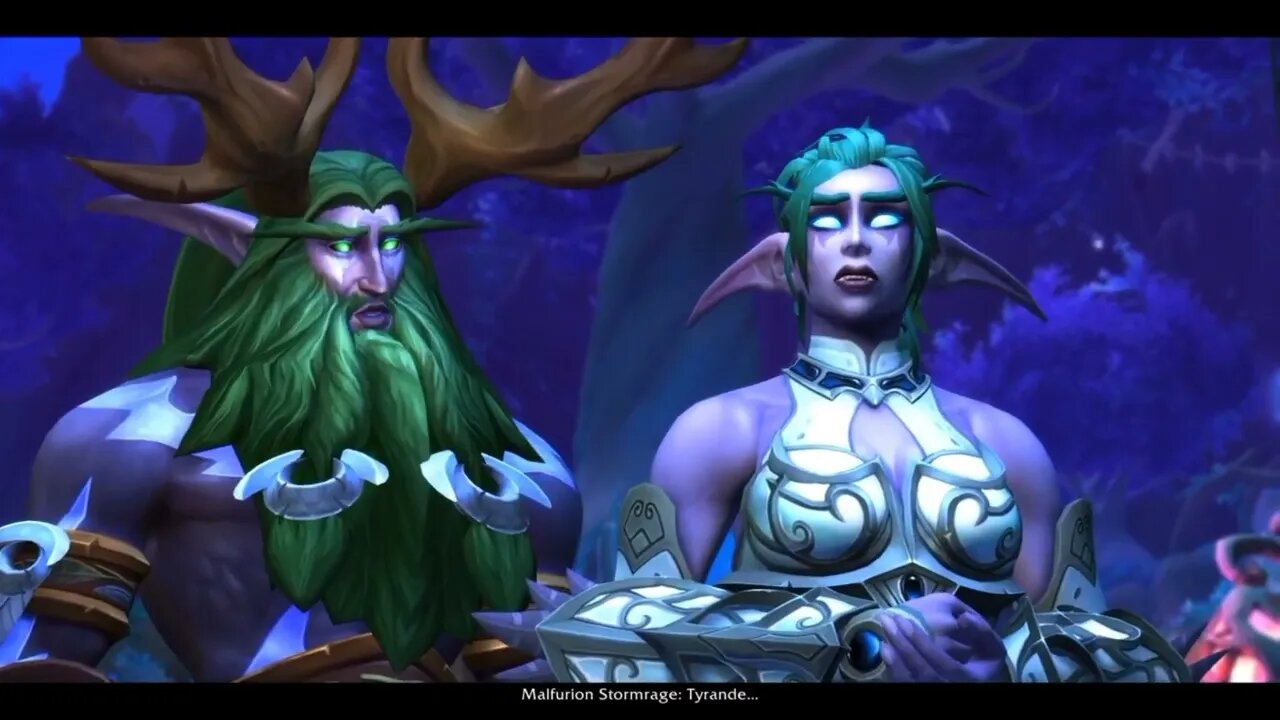 Malfurion and Tyrande Goodbye Cinematic | WoW Dragonflight