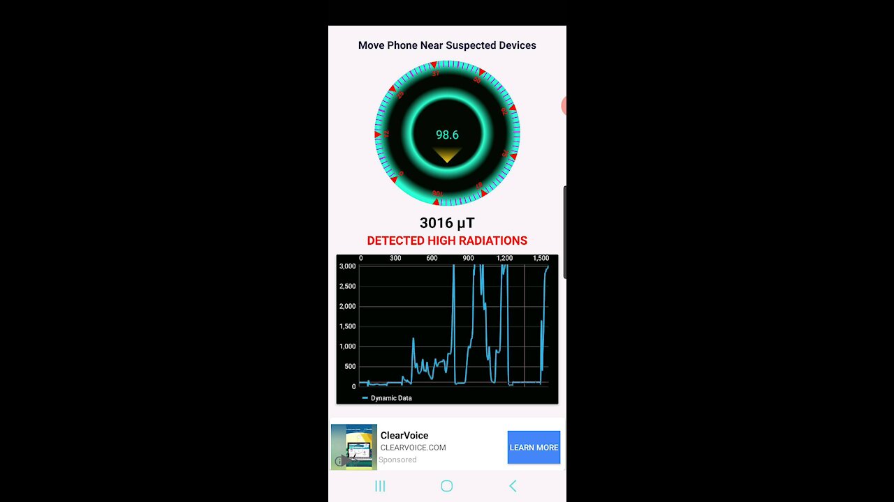 RADIATION OFF OF MY BROWN GRANITE TILE, WTF⁉️