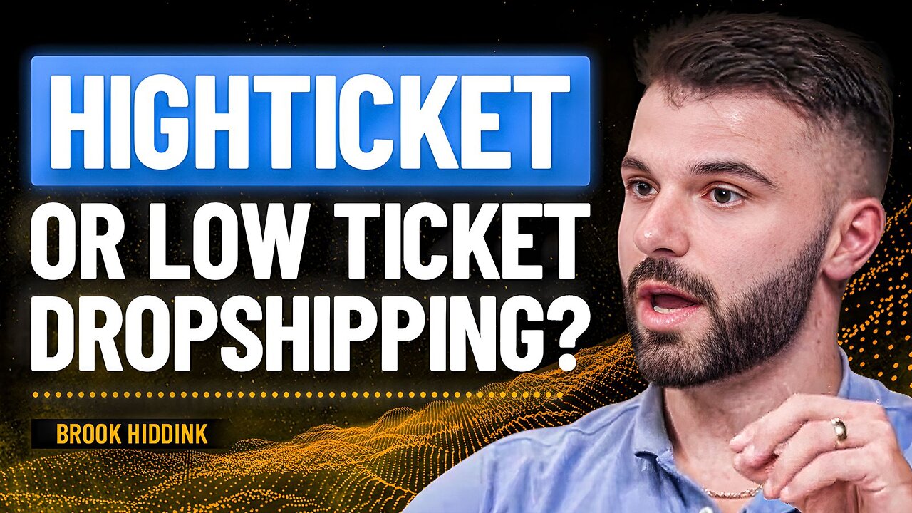 Is high ticket a lot better than low ticket dropshipping?