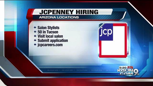 JCPenny hiring over 100 salon stylists in Arizona