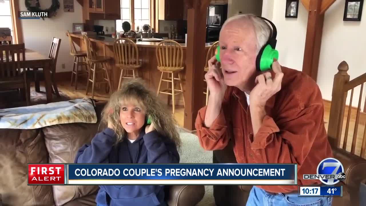 Colorado couple's pregnancy announcement