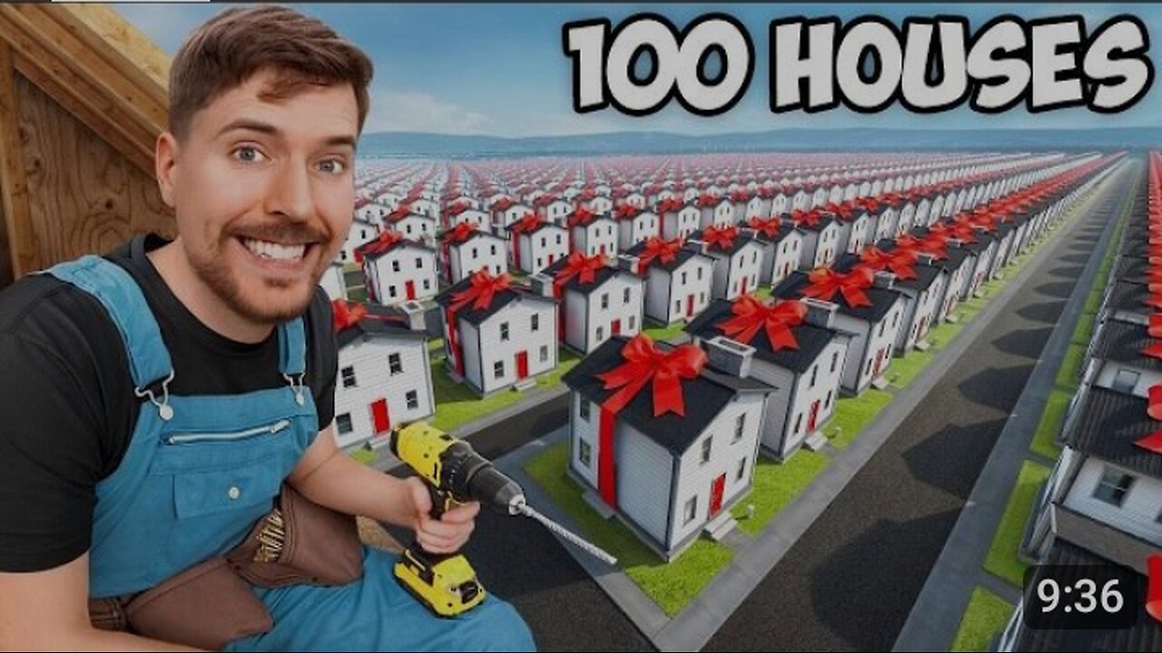 I built 100 Homes And Gave Them Away !