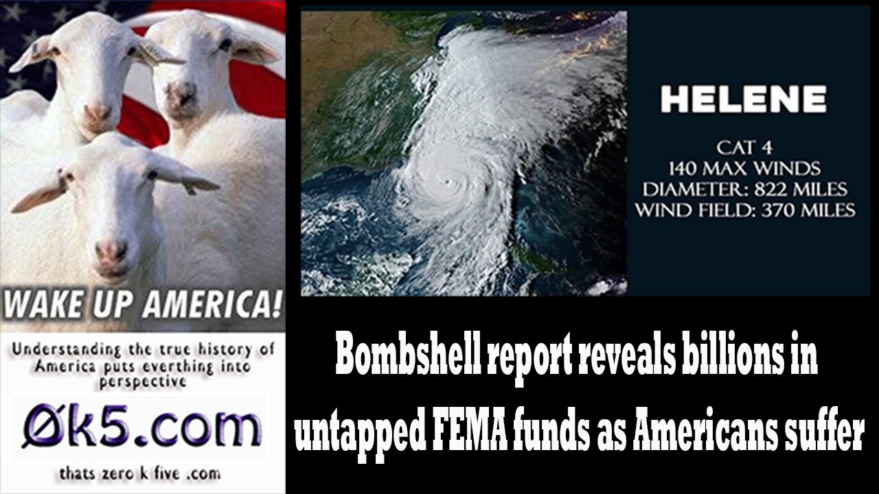 Bombshell report reveals billions in untapped FEMA funds as Americans suffer
