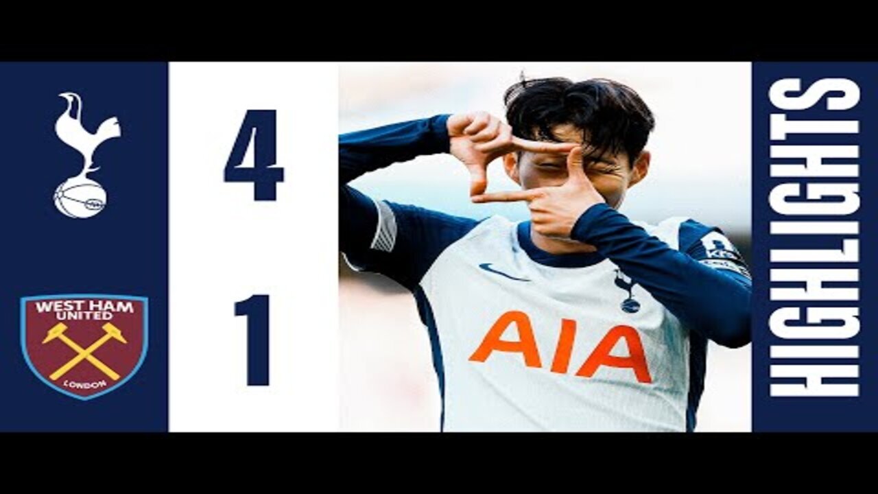 Tottenham Hotspur 4-1 West Ham // PREMIER LEAGUE HIGHLIGHTS