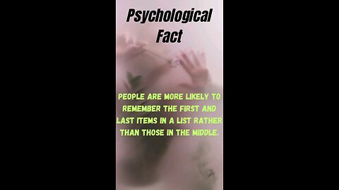 Psychological Fact