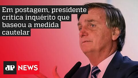 Bolsonaro critica ação de Roberto Jefferson e ataques a Cármen Lúcia