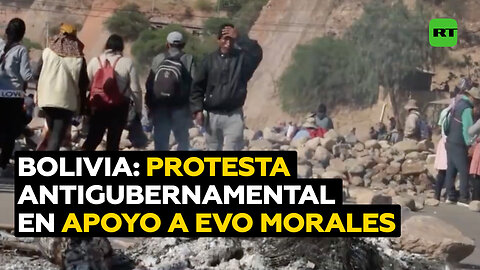 Continúa la protesta antigubernamental de los seguidores de Evo Morales