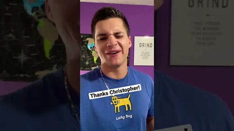 Thanks Christopher! #shorts