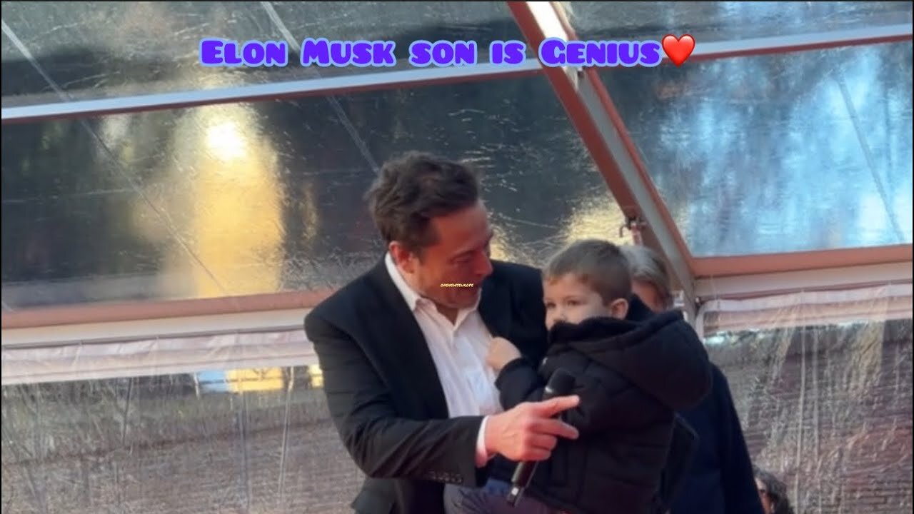 Elon Musk's Son Is A Genius