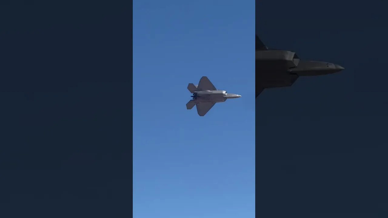 F-22 Raptor and F-35 Lightning II 5th Gen Fighter Bombers Showing Off Over Nellis AFB Las Vegas, NV!